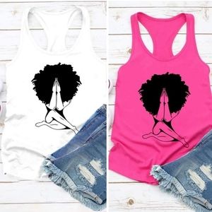 Graphic print tank top